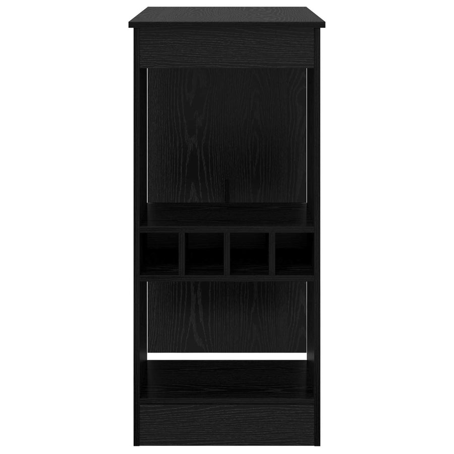 Bartafel 90 X 47.5 X 103.5 Cm Bewerkt Hout Zwart eiken