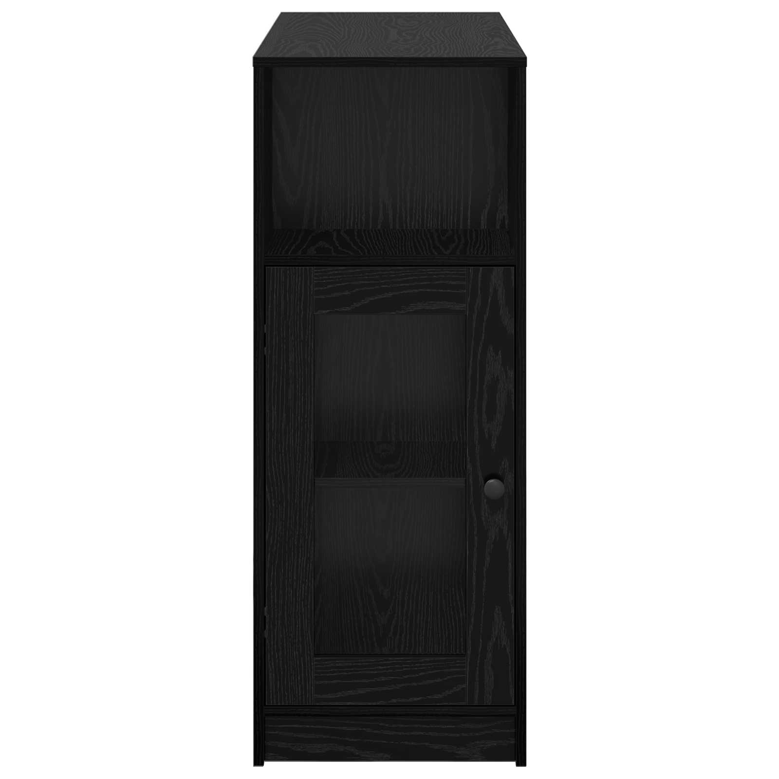 Bartafel Met Plank 101 X 40 X 103,5 Cm Bewerkt Hout Zwart eiken