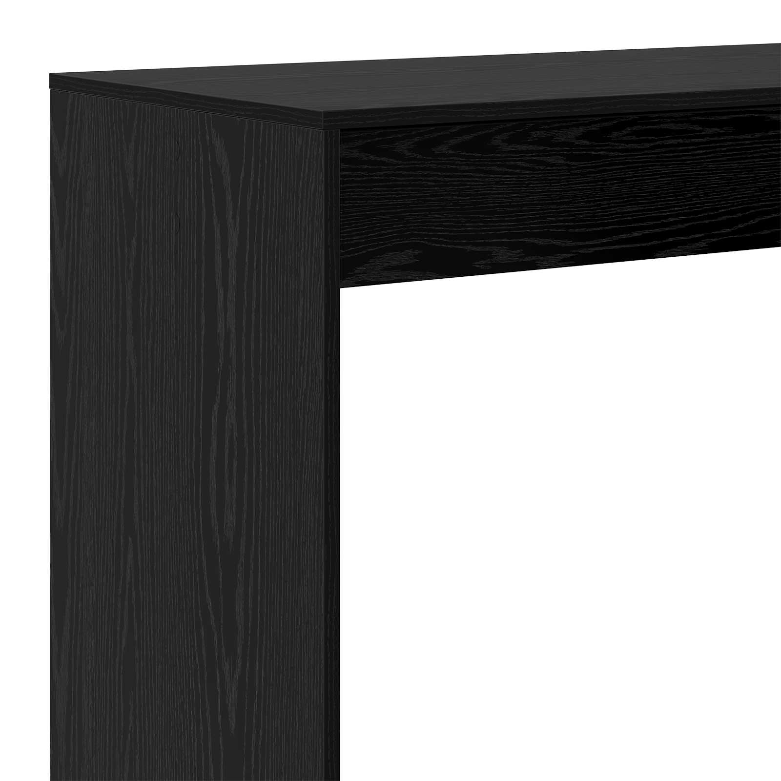 Bartafel 102 X 50 X 103,5 Cm Bewerkt Hout Zwart eiken 102 cm