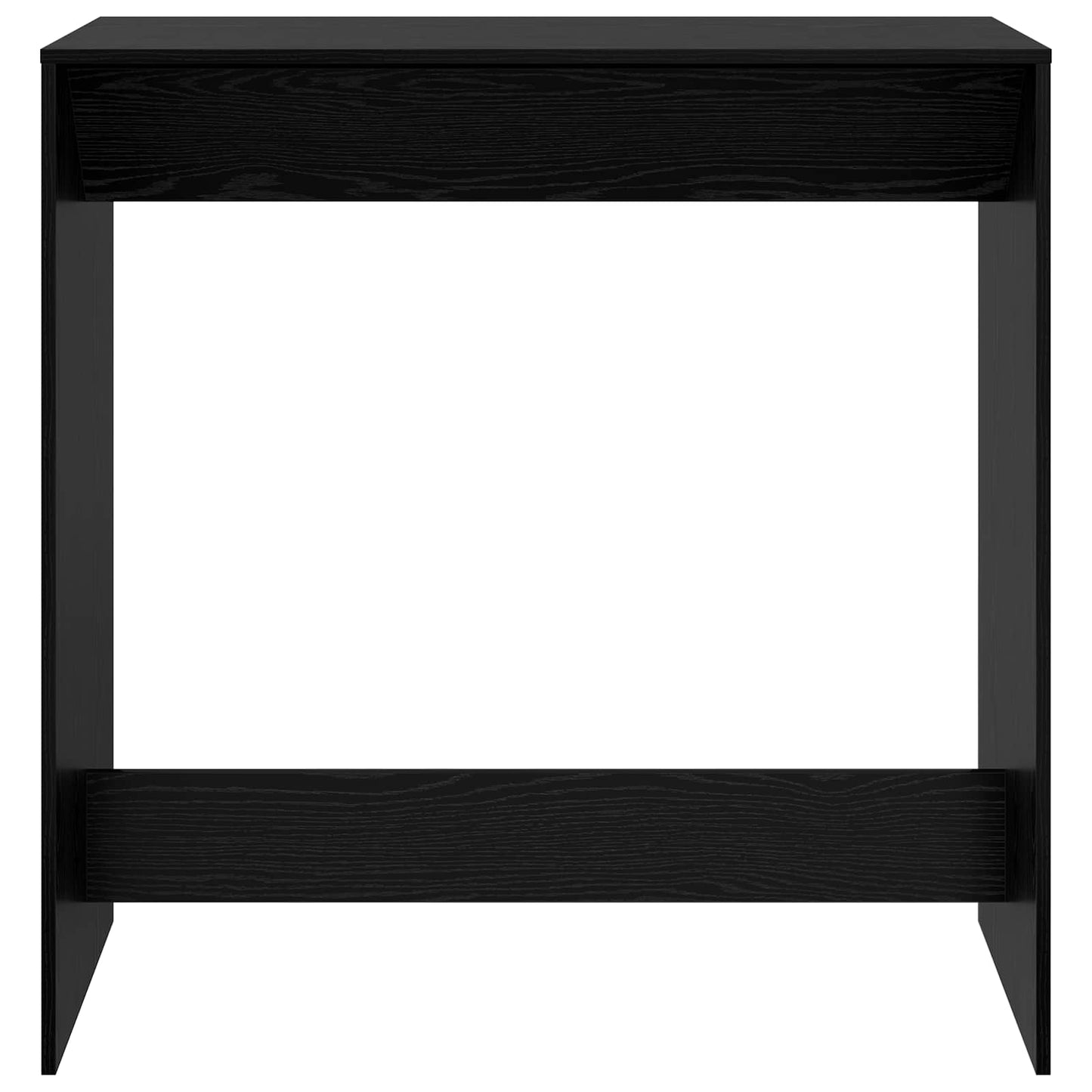 Bartafel 102 X 50 X 103,5 Cm Bewerkt Hout Zwart eiken 102 cm