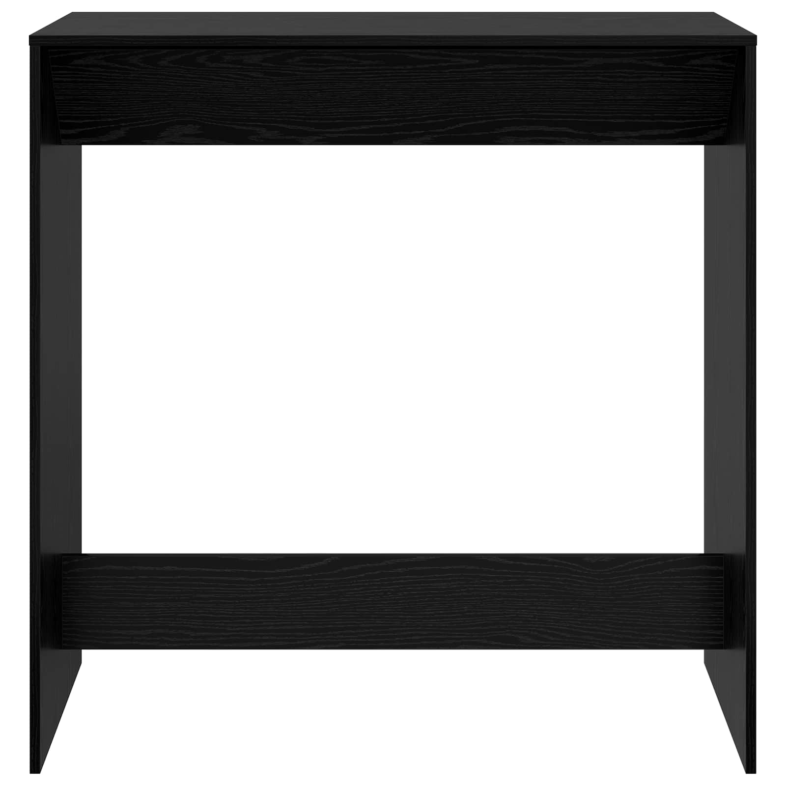 Bartafel 102 X 50 X 103,5 Cm Bewerkt Hout Zwart eiken 102 cm
