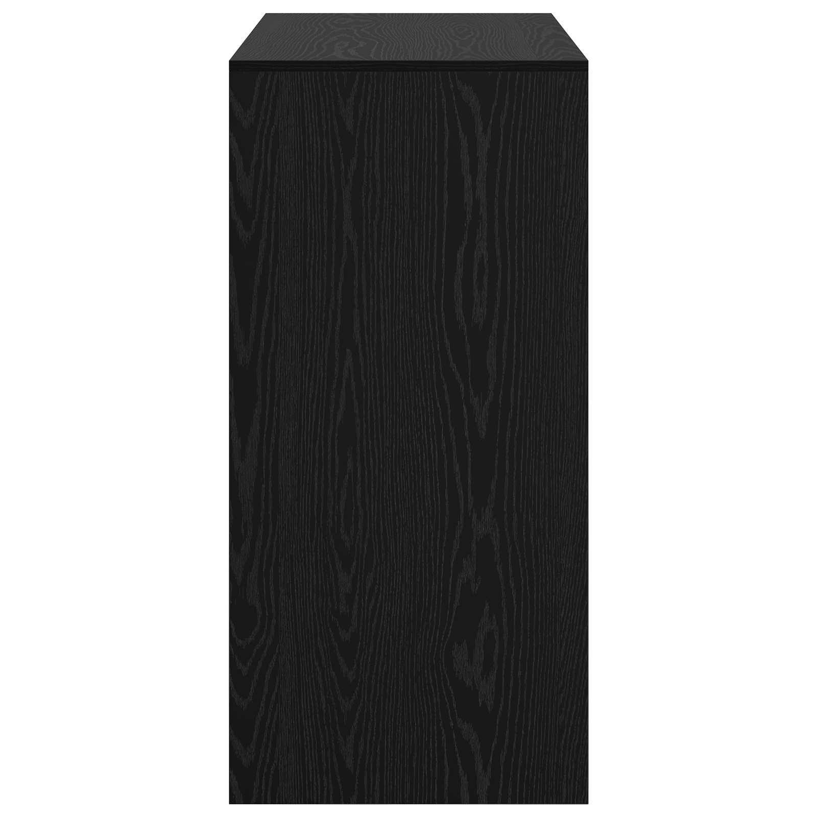 Bartafel 102 X 50 X 103,5 Cm Bewerkt Hout Zwart eiken 102 cm
