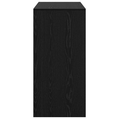 Bartafel 102 X 50 X 103,5 Cm Bewerkt Hout Zwart eiken 102 cm