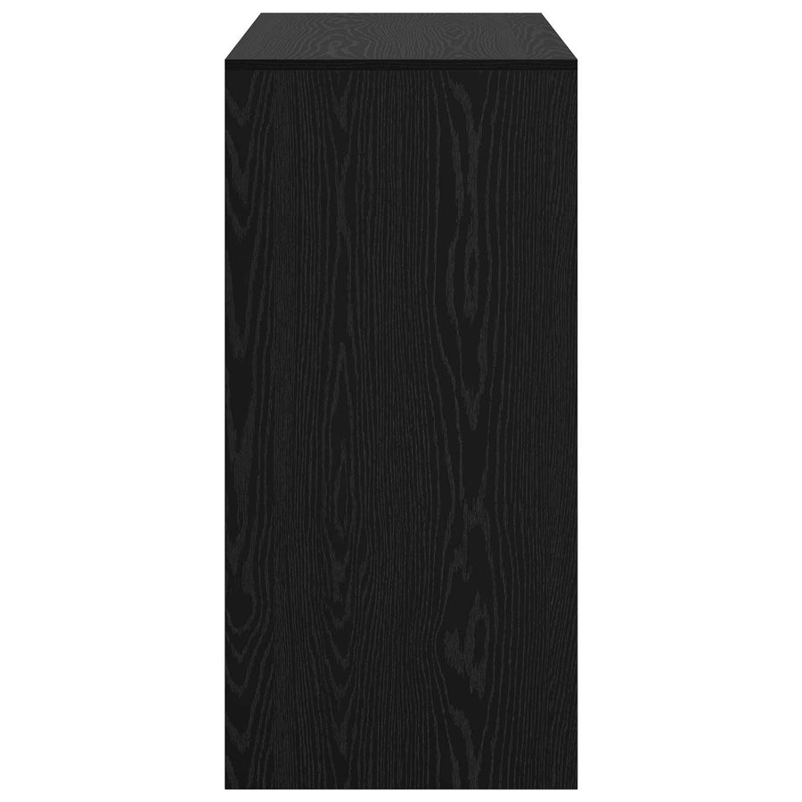 Bartafel 102 X 50 X 103,5 Cm Bewerkt Hout Zwart eiken 102 cm