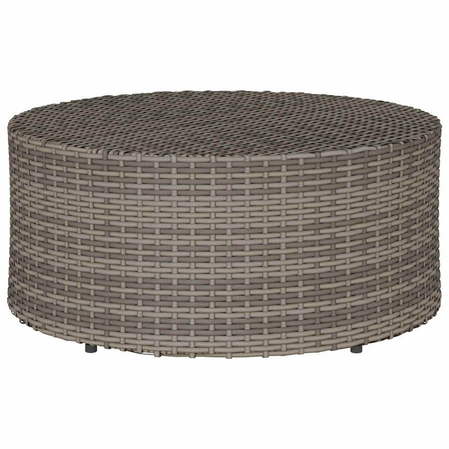 Salontafel voor buiten Grijs Ø 68 x 30 cm polyrotan