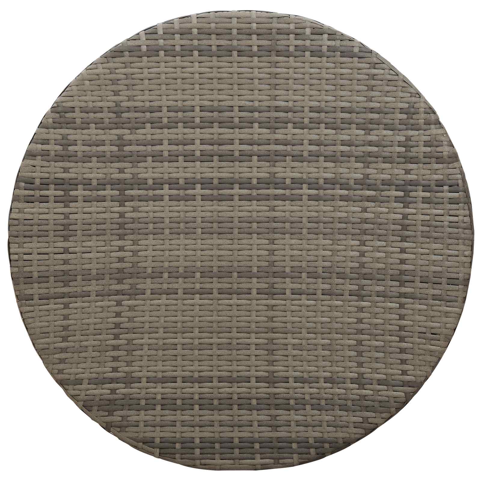 Salontafel voor buiten Grijs Ø 68 x 30 cm polyrotan