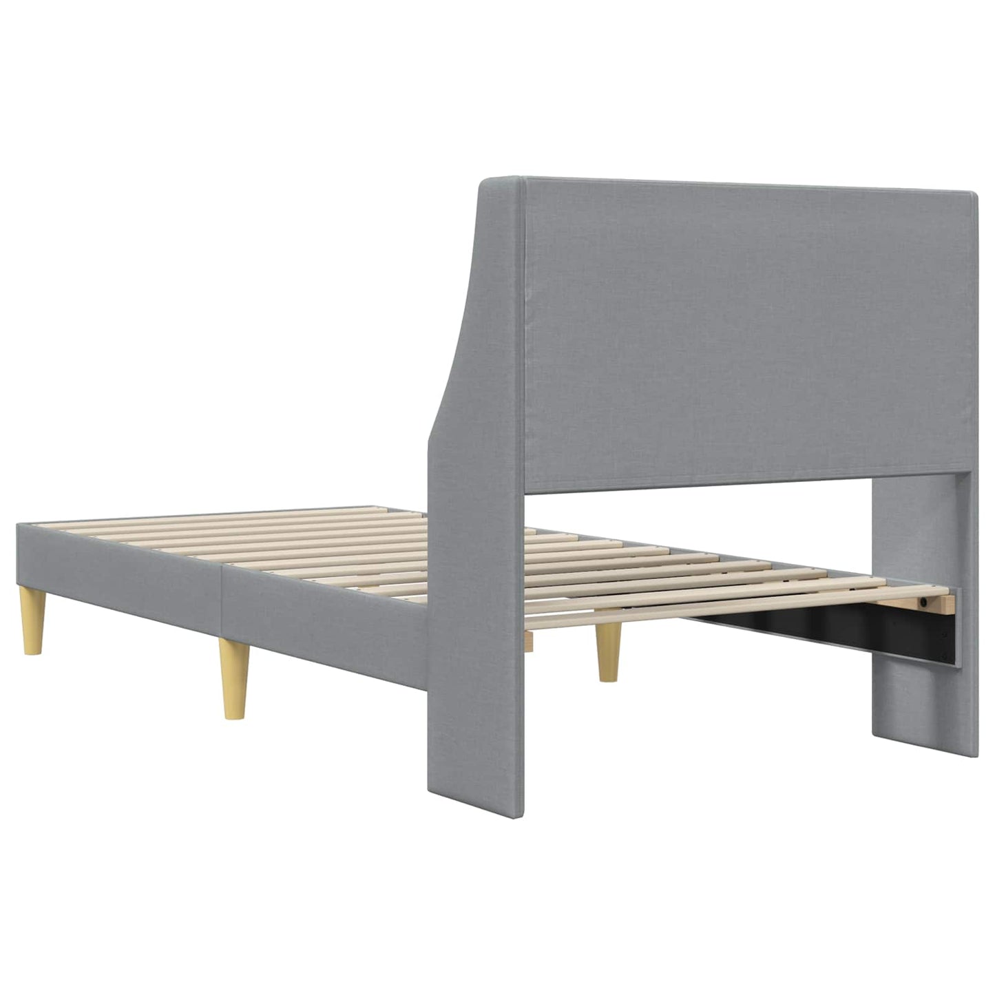 Bedframe met hoofdeinde aansluitplaat