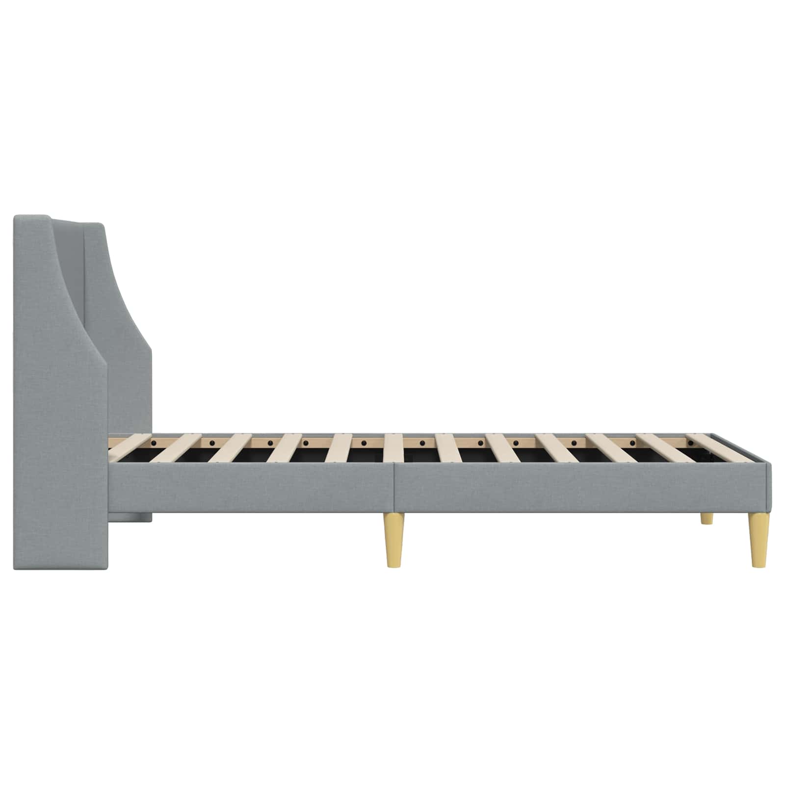Bedframe met hoofdeinde aansluitplaat