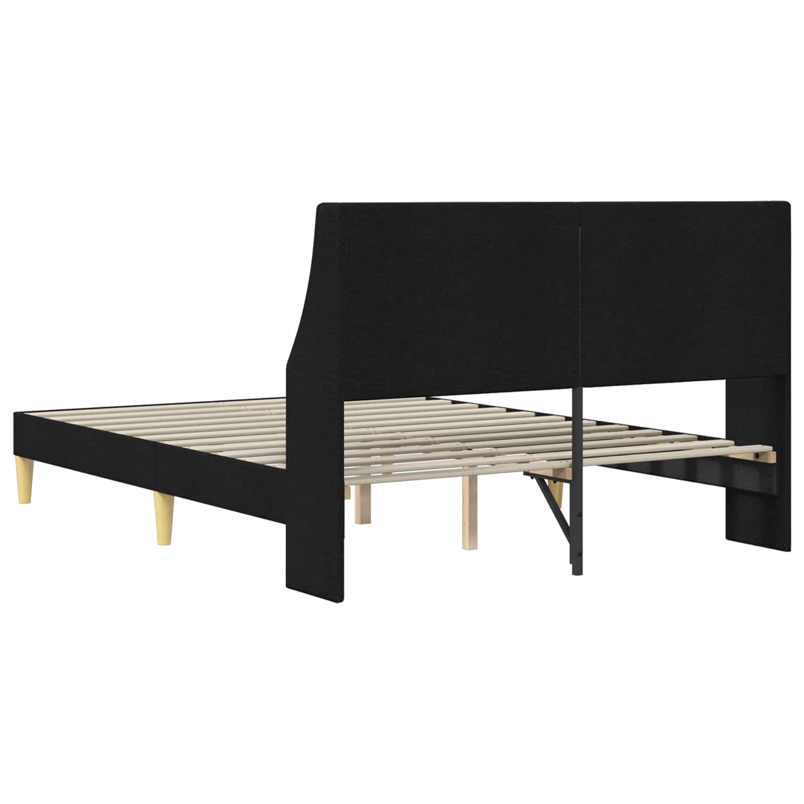 Bedframe met hoofdeinde aansluitplaat