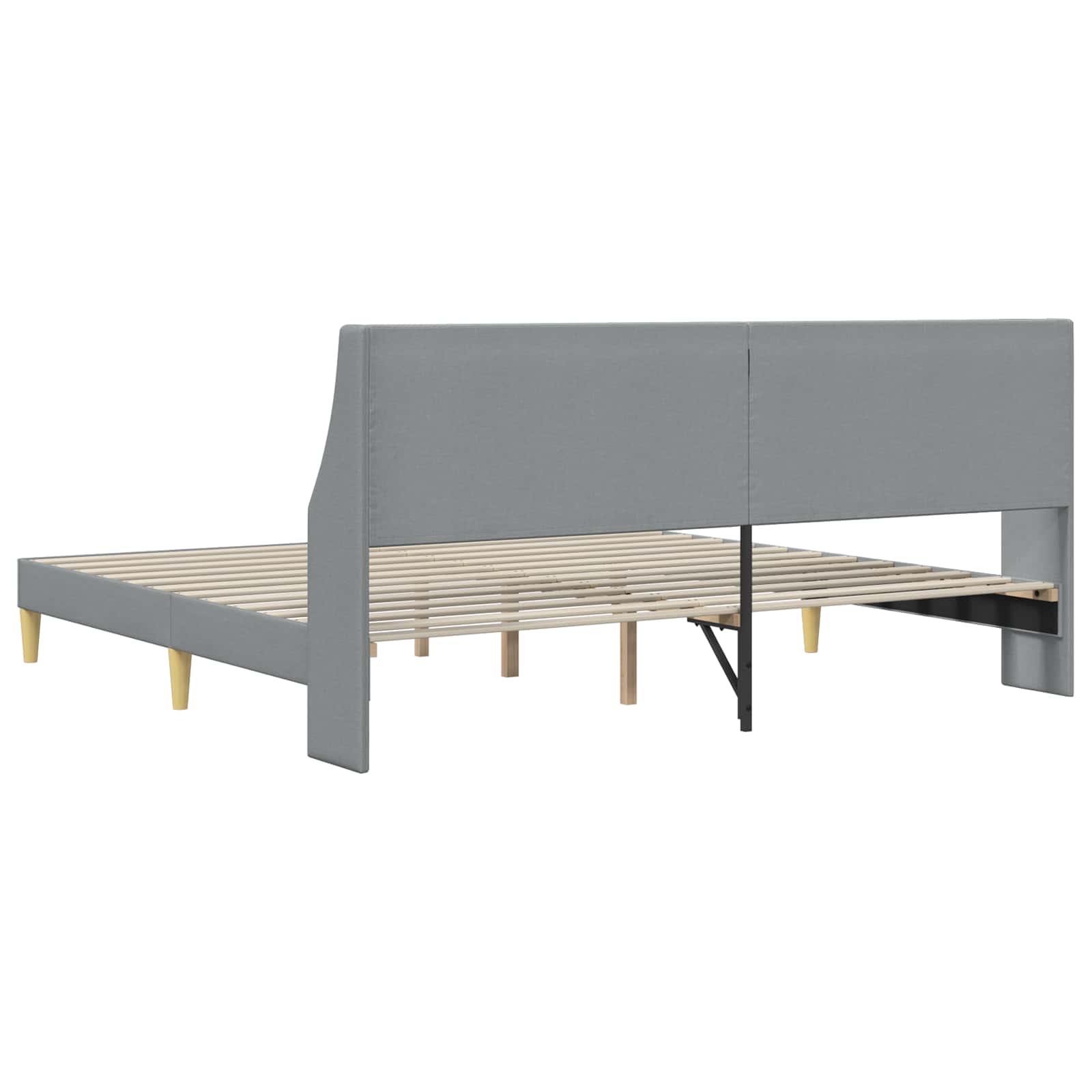 Bedframe met hoofdeinde aansluitplaat