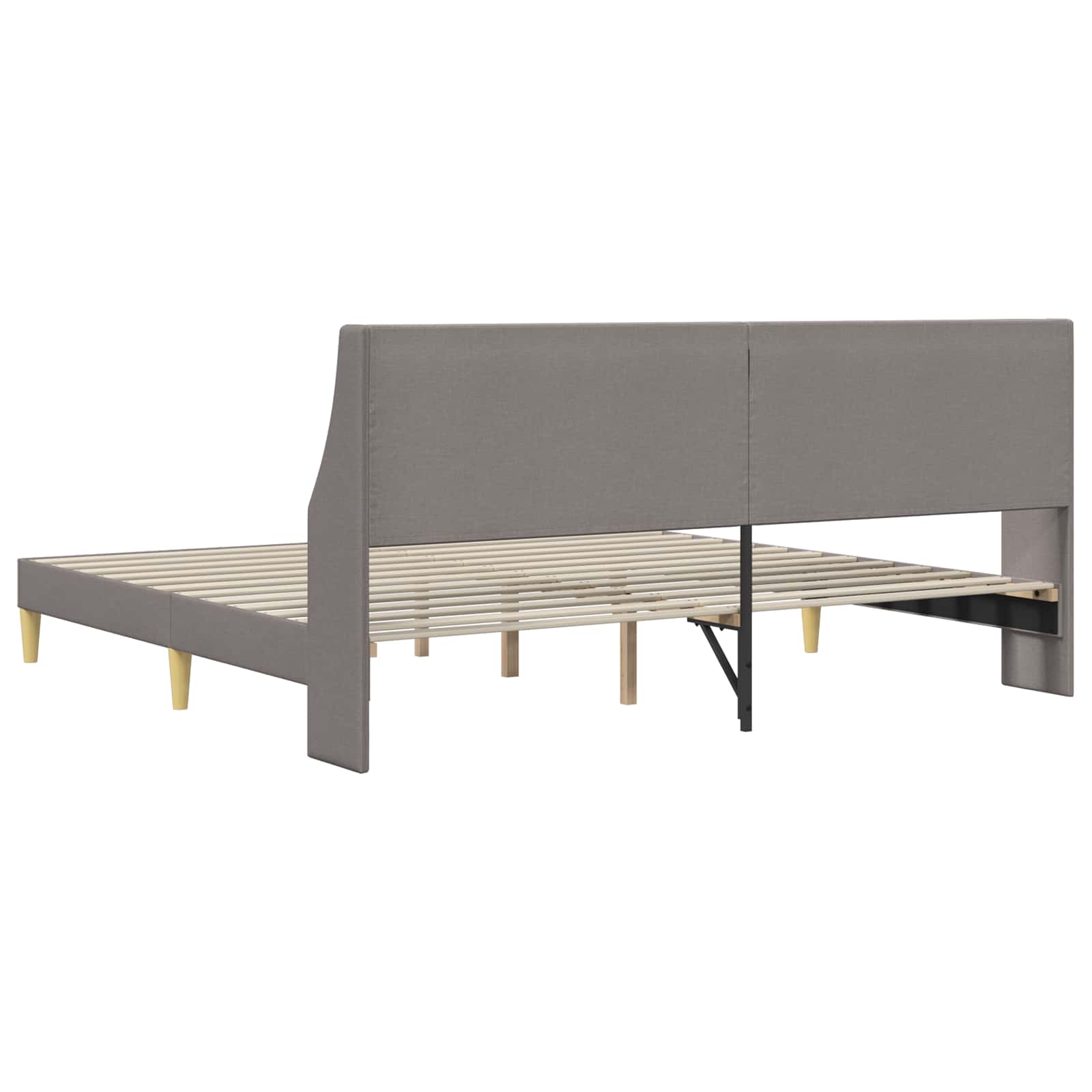 Bedframe met hoofdeinde aansluitplaat