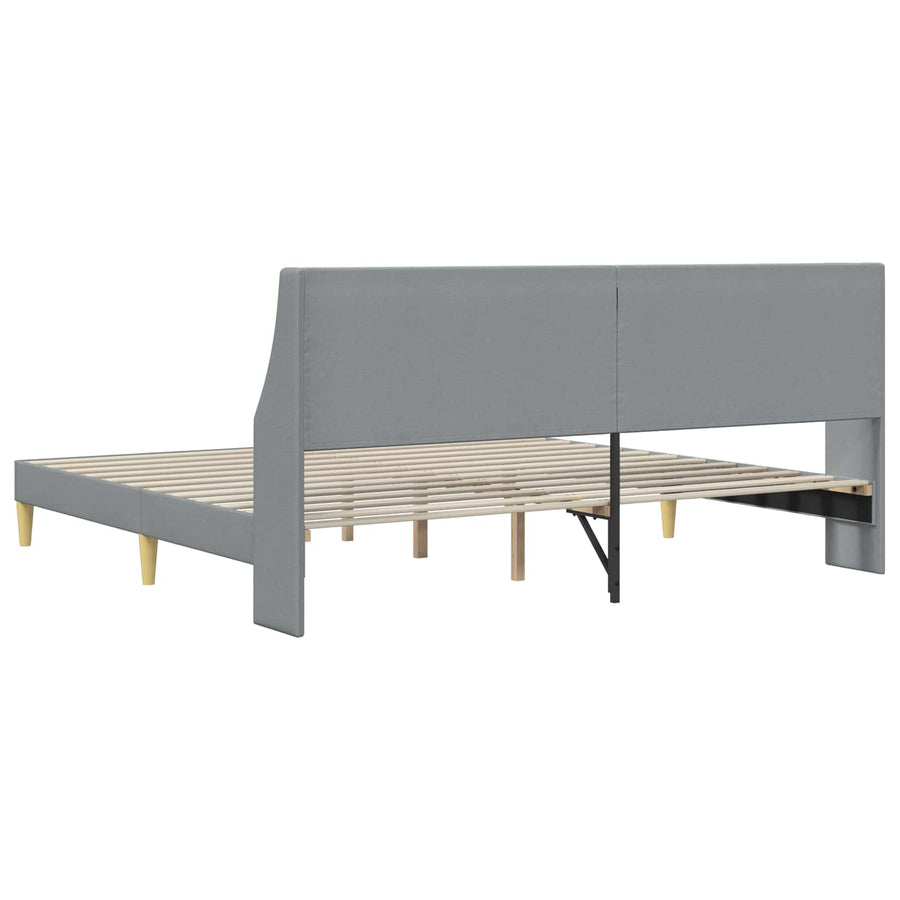 Bedframe met hoofdeinde aansluitplaat