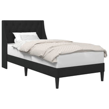 Bedframe met hoofdeinde Zwart 90 x 200 cm Fluweel