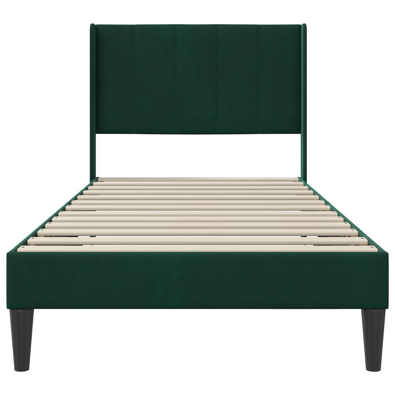 Bedframe met hoofdeinde Donkergroen 80 x 200 cm Fluweel