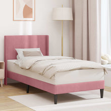 Bedframe met hoofdeinde Roze 80 x 200 cm Fluweel