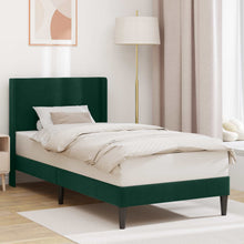 Bedframe met hoofdeinde Donkergroen 90 x 190 cm Fluweel