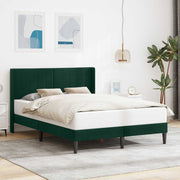 Bedframe 120x190 cm donkergroen fluweel