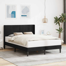 Bedframe met hoofdeinde Zwart 160 x 200 cm Fluweel