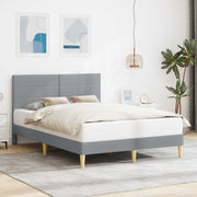 Bedframe lichtgrijs 140x200 cm stof