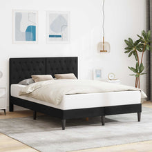 Bedframe met hoofdeinde Zwart 160 x 200 cm Fluweel
