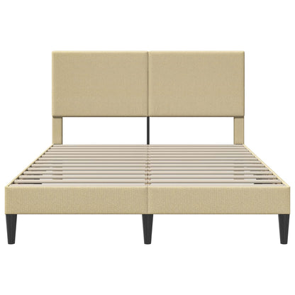 Bedframe Lichtgroen Grijs 120 x 190 cm Katoen Stof