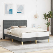 Bedframe 120x200 cm donkergrijs stof