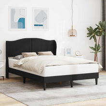 Bedframe met hoofdeinde Zwart 160 x 200 cm Kunstleer