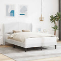 Bedframe met hoofdeinde Wit 160 x 200 cm Kunstleer