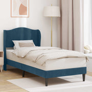 Bedframe 100x200 cm blauw fluweel