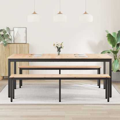 Eettafel Naturel 200 x 100 x 75 cm Massief grenenhout