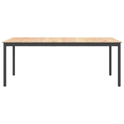 Eettafel Naturel 200 x 100 x 75 cm Massief grenenhout