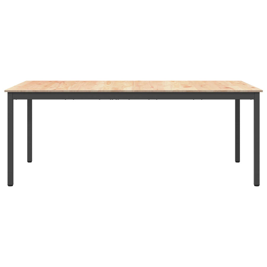Eettafel Naturel 200 x 100 x 75 cm Massief grenenhout