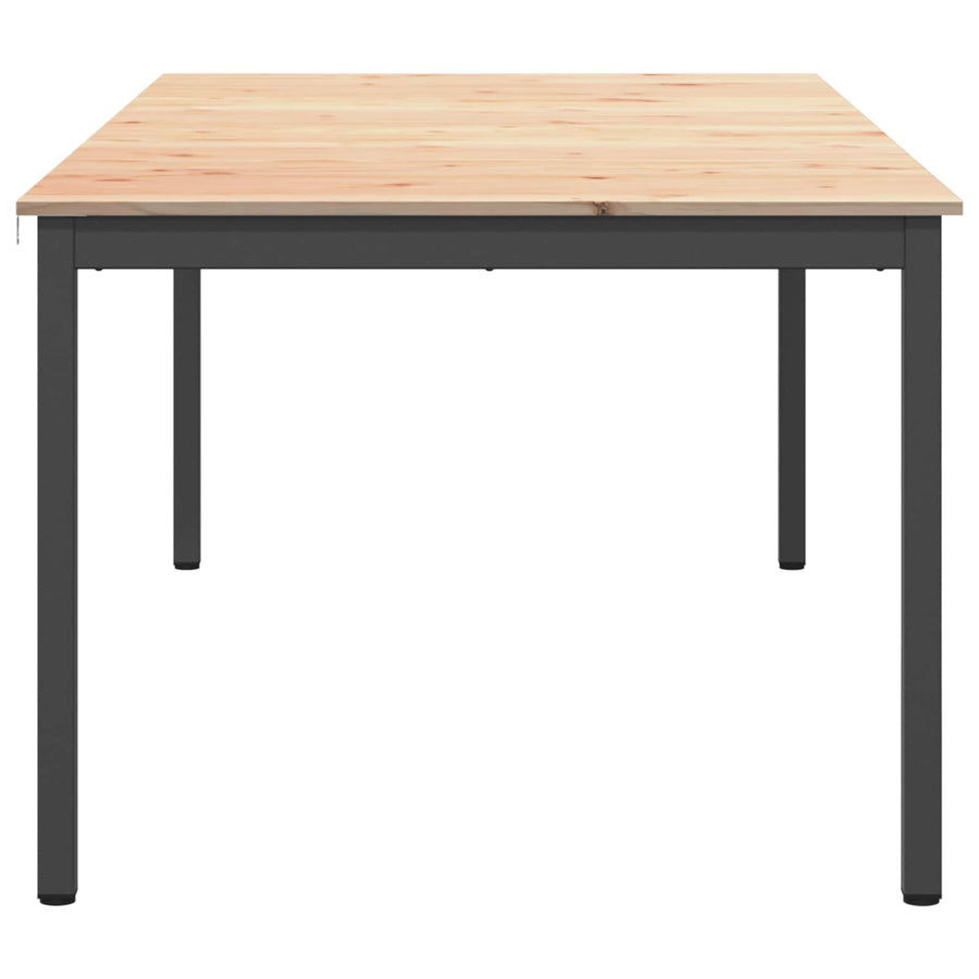 Eettafel Naturel 200 x 100 x 75 cm Massief grenenhout