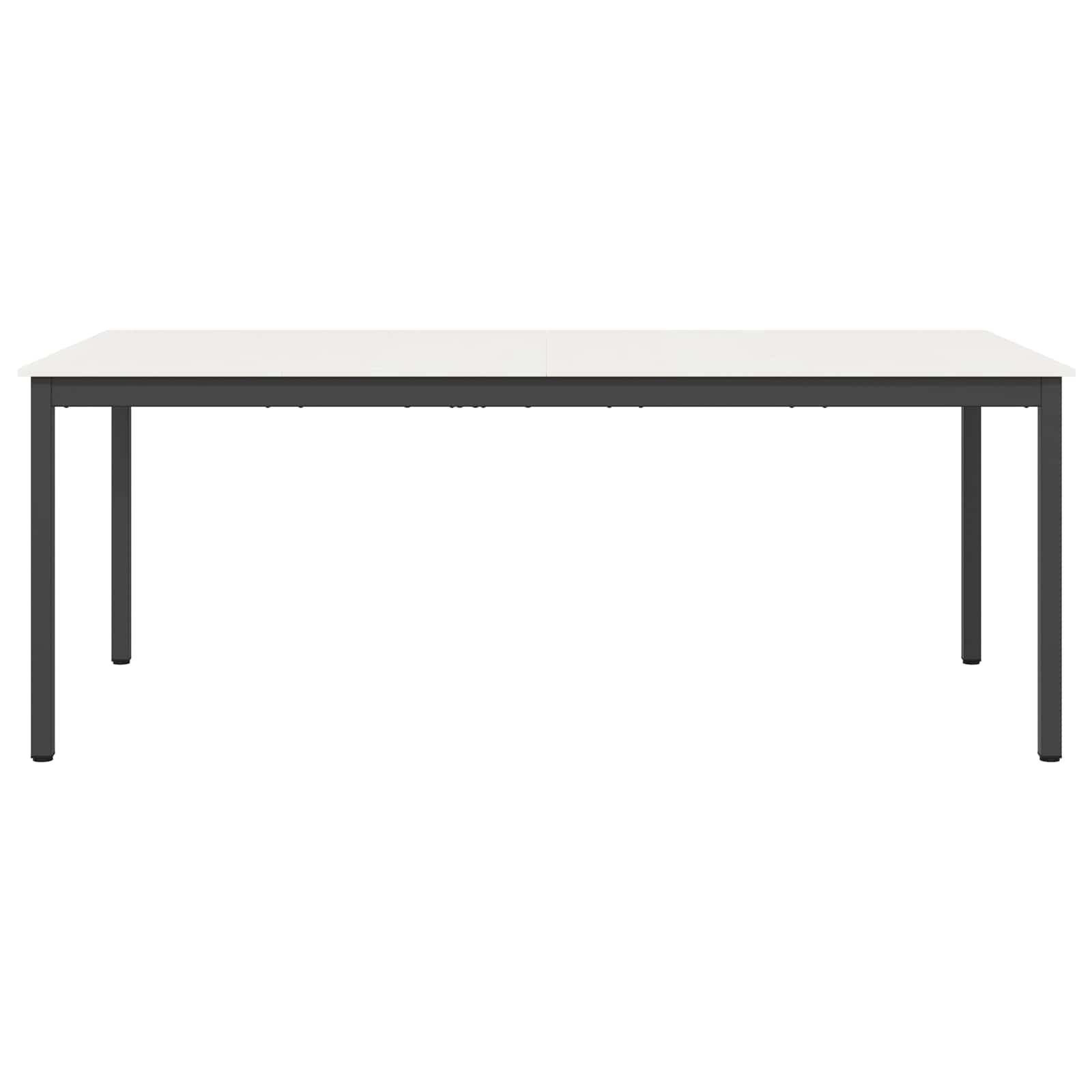 Eettafel Wit 200 x 100 x 75 cm Massief grenenhout