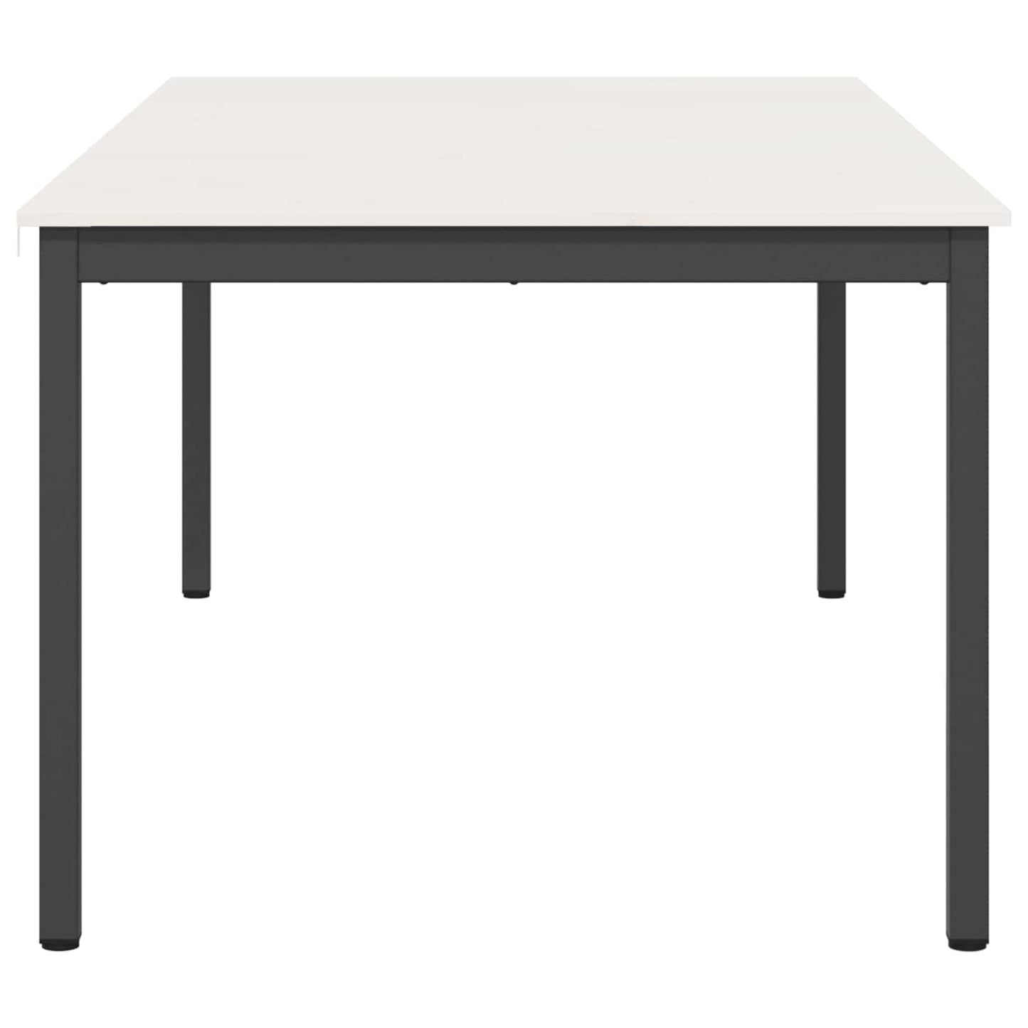 Eettafel Wit 200 x 100 x 75 cm Massief grenenhout