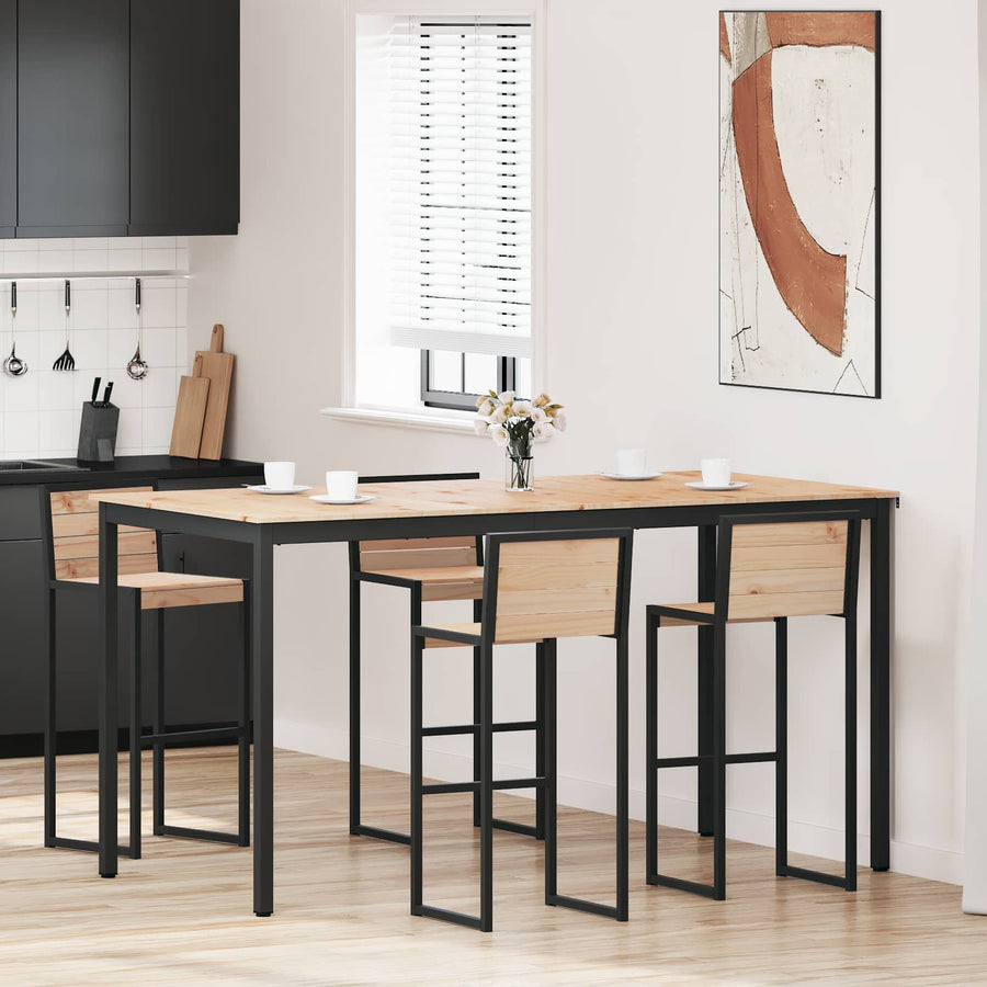 Bartafel Naturel 110 x 55 x 105 cm Massief grenenhout