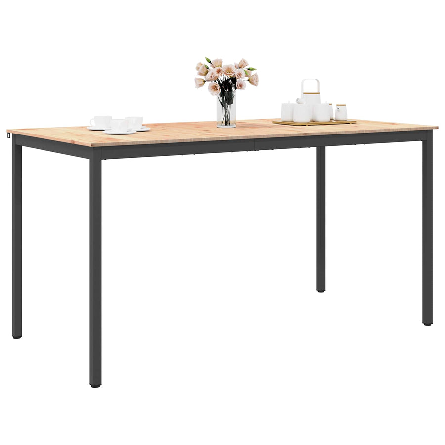 Bartafel Naturel 110 x 55 x 105 cm Massief grenenhout