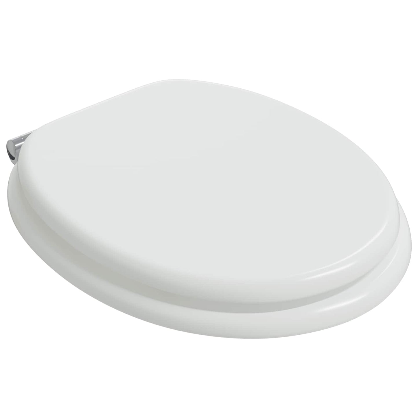 Toiletbril 2 pcs Wit 44 x 38 cm MDF-plaat