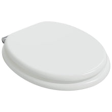 Toiletbril 2 pcs Wit 44 x 38 cm MDF-plaat