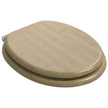 Toiletbril 2 pcs Lichte Bamboekleur 44 x 38 cm MDF-plaat