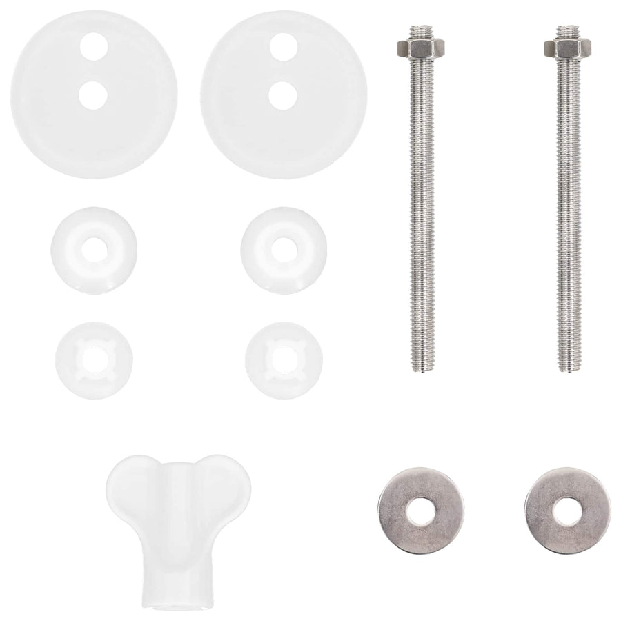 Toiletbril 2 pcs Grijs 44 x 38 cm MDF-plaat