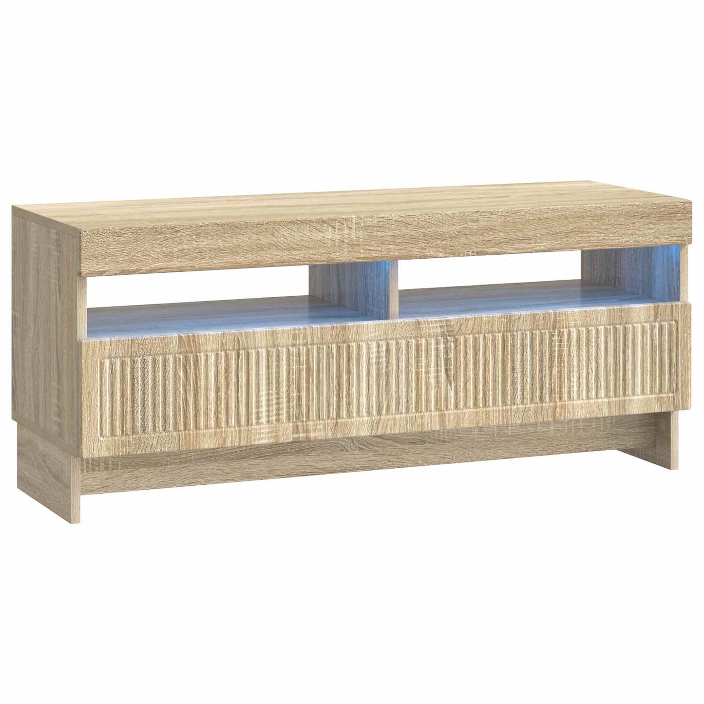 5-delige LED TV-kast Sonoma Eiken Bewerkt hout