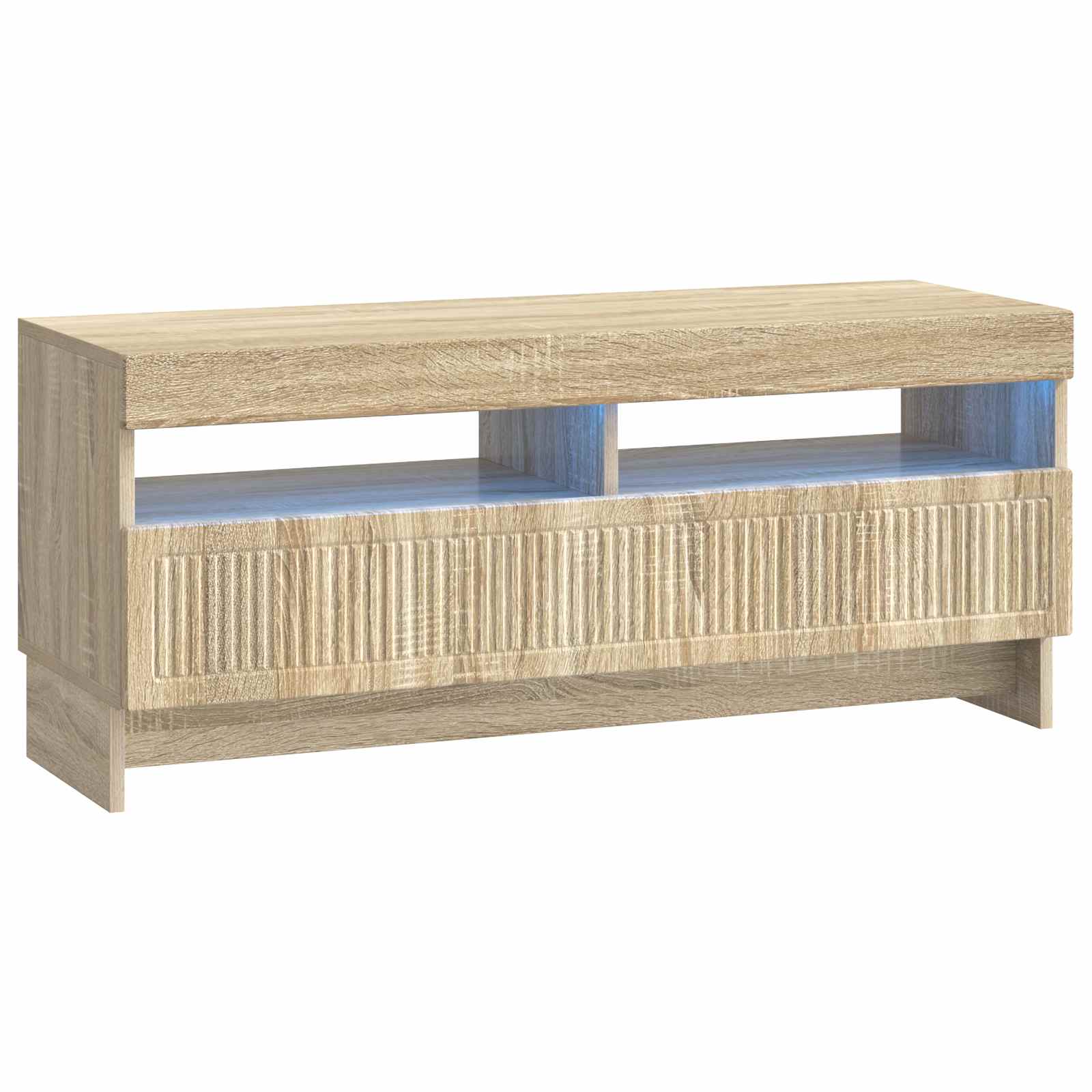 5-delige LED TV-kast Sonoma Eiken Bewerkt hout