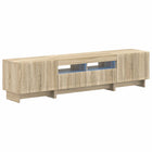 5-delige LED TV-kast Sonoma Eiken Bewerkt hout