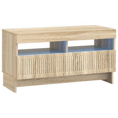 5-delige LED TV-kast Sonoma Eiken Bewerkt hout