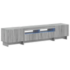5-delige LED TV-kast Grijs Sonoma Bewerkt hout