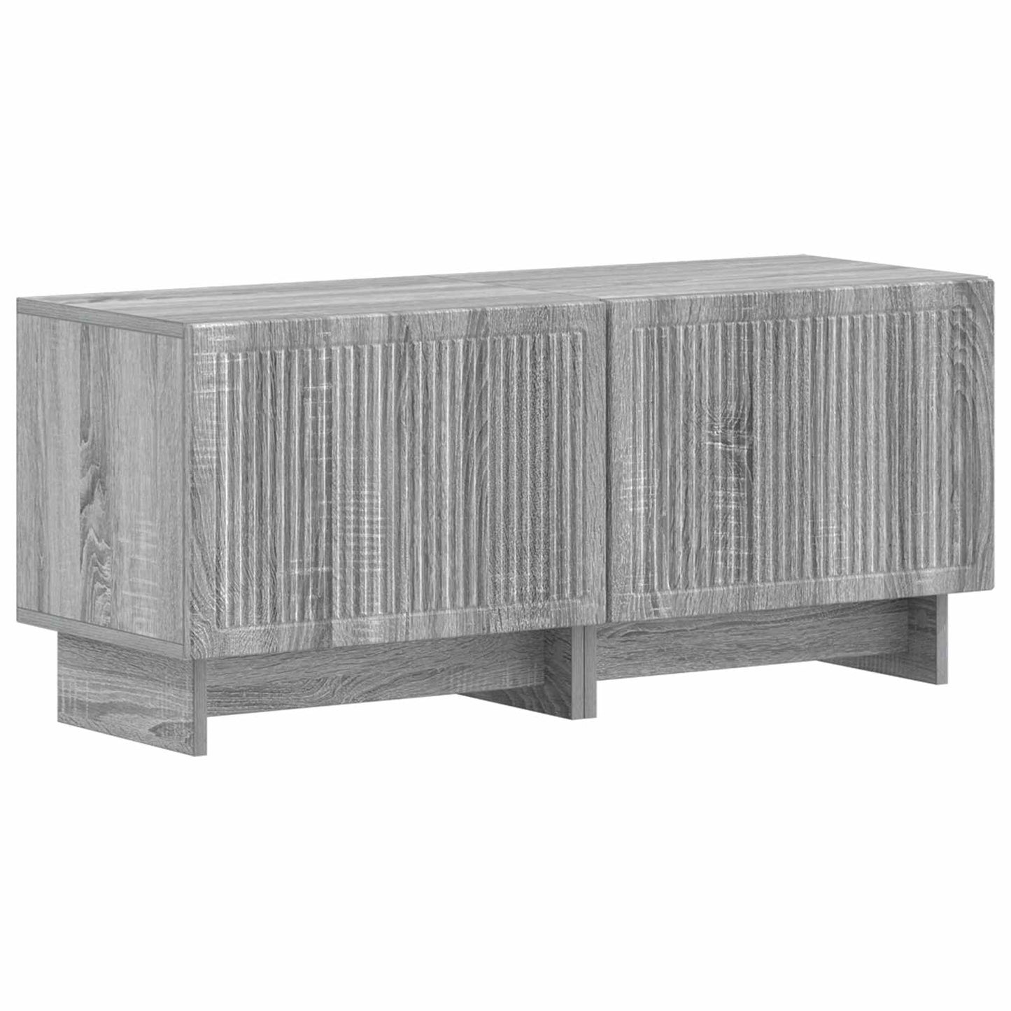 5-delige LED TV-kast Grijs Sonoma Bewerkt hout
