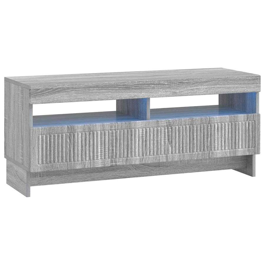 5-delige LED TV-kast Grijs Sonoma Bewerkt hout