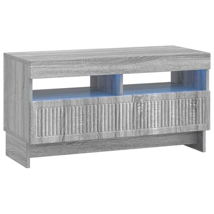 5-delige LED TV-kast Grijs Sonoma Bewerkt hout