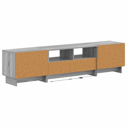 5-delige LED TV-kast Grijs Sonoma Bewerkt hout